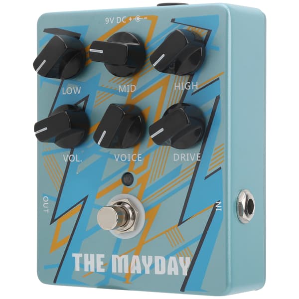 Analog Guitar Effekt Pedal Forstærker Equalizer Harmonisk Lyd 9V DC