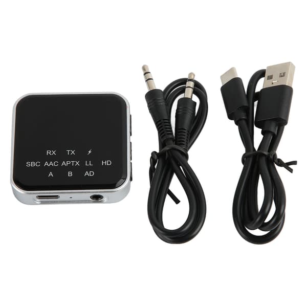 Bluetooth Sender Mottaker 2 i 1 Lav Latency Adapter med 3,5 mm AUX for TV PC