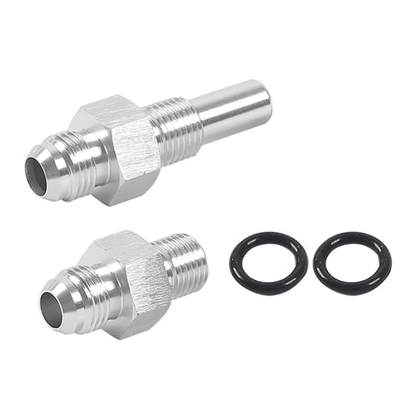 En lang en kort 1stk 4l80e gearkasseadapter fitting 6an flare 6 an 4l80e adapter til biler