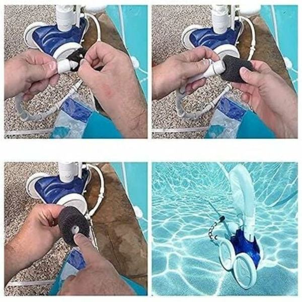 10 deler Polaris haleskrubber reservedeler for Vac-Sweep Pool Cleaner Slangehale - Passer til 180,280,360,380,480,3900 H
