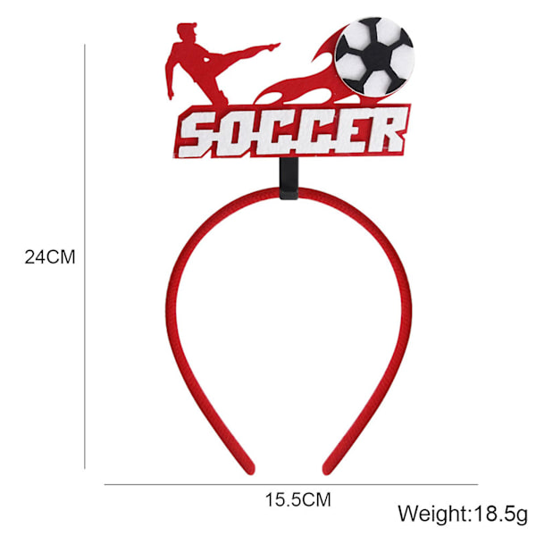 Sports Hair Hoop World Cup Pannband Cosplay Kostym Hårband E