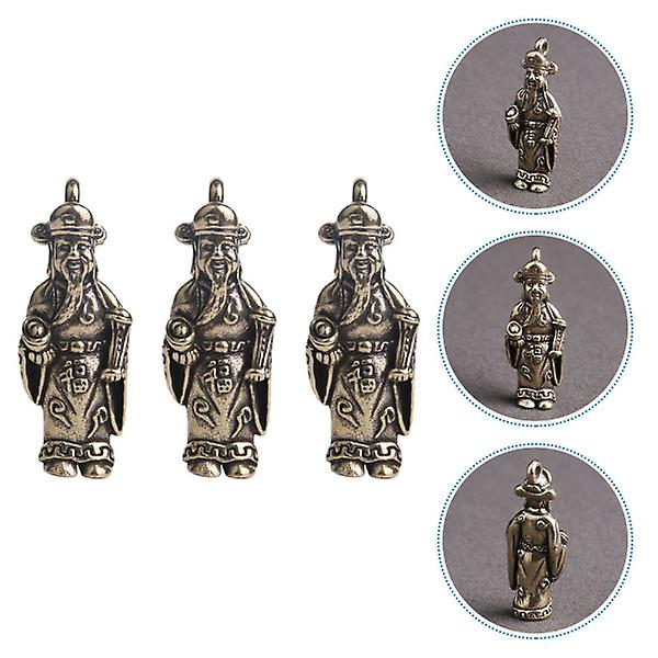 3st Halsband Charms Buddha Spacer Beads Cai Shen Samlarfigurer