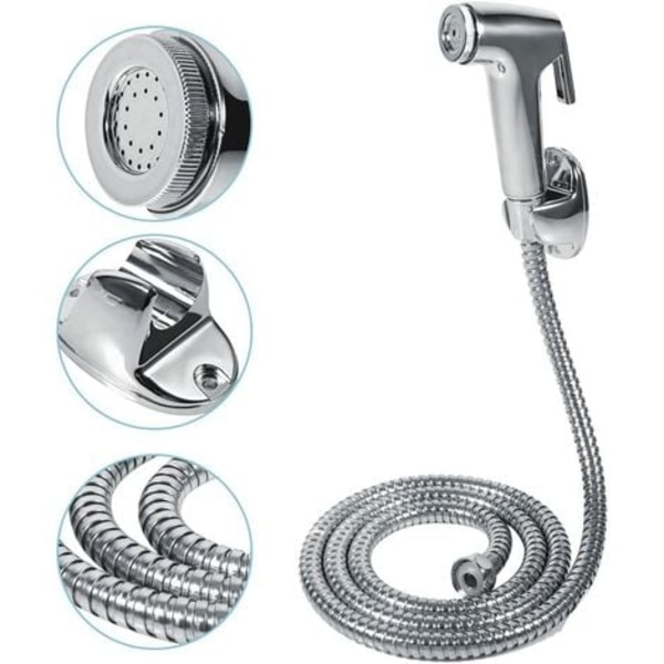 Käsisuihku bidee Käsisuihku bidet monitoimi WC-bidet set letkun pidikkeellä ja Shattaf Wall Mount AB