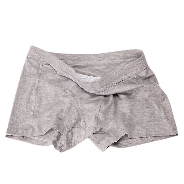 Miesten Modal Boxer Alushousut Stretch Boxers Alushousut Light Grey 3XL