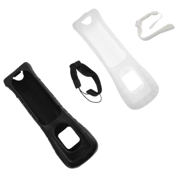 Wii Remote Controller Silikon Skyddsfodral med Handledsrem