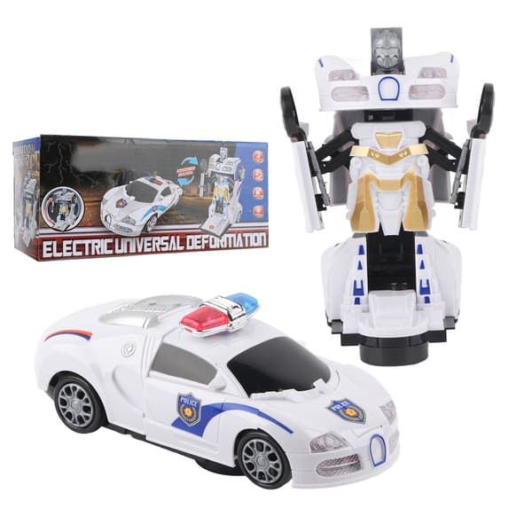 Transformerende RC Racing Bil Robot Leke med Lys - 2 i 1 Kult for Barn