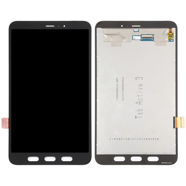 (Ny) KOMPATIBEL LCD-skærm til Samsung Galaxy Tab Active3 SM-T575/577 (LTE-version) med Digitizer Fuld Montering (Sort)
