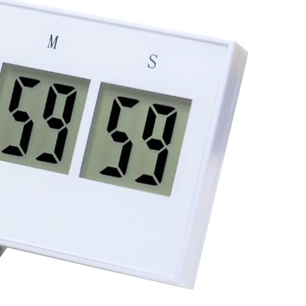 Måltimer LCD-skärm Pekskärm Kompakt Undersökningstimer för Studier Kontor Skola Kök Vit