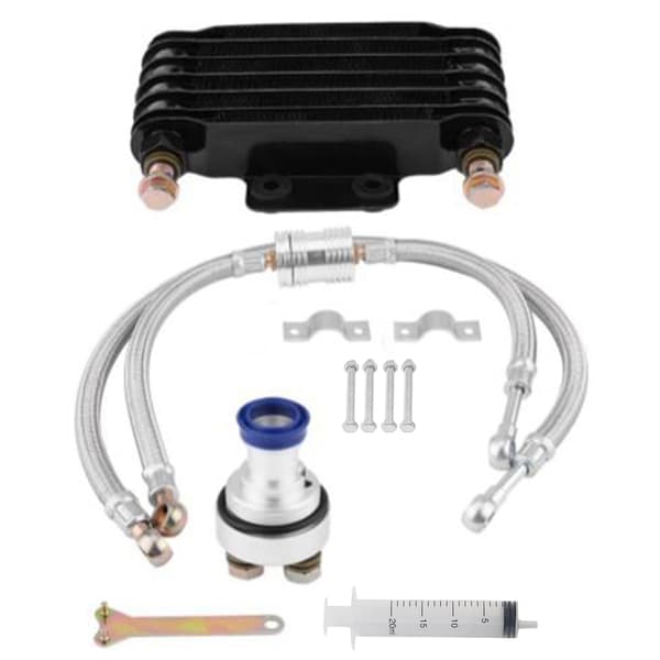 CB CG 100CC 250CC 85ml Sort Motorolie Køler Radiator System Kit