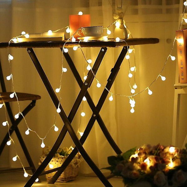 Solar String Lights Led Telt Lights Atmosphere Lights Usb Small String Lights 10m 80led Cisea