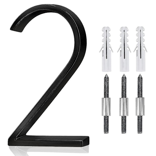 Zinklegering Flytande husnummer Bighted House Numbers 911 Synlighetsskylt 4