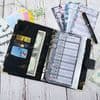 A6 Falsk Læder Notesbogmappe Budgetmappe Budgetplanlægger Organiseringsmappe