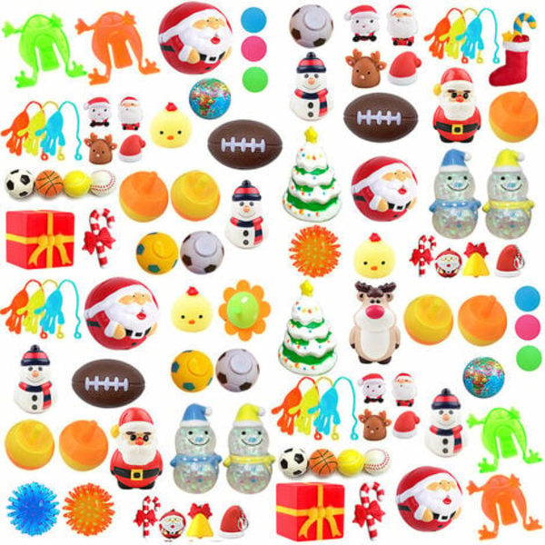 Fidget-legetøjssæt juleadventskalender med 24 antistress-legetøjspakke Blindboks Antistresslegetøj til børn til jul