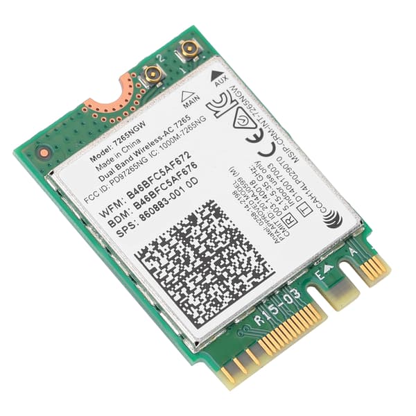 Intel Wireless AC 7265 Dual Band M2 Netværkskort Bluetooth 4.0 Computer WiFi Adapter