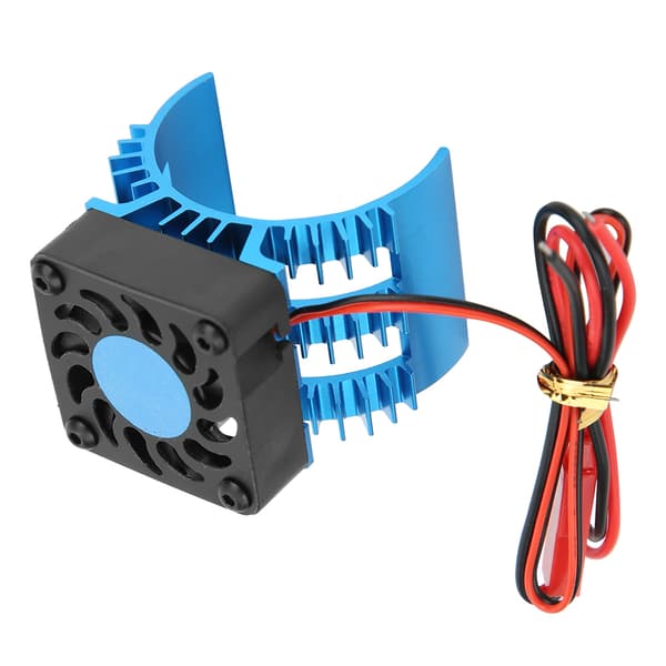 SURPASSHOBBY 41x30x40mm Køleventilator til 1/10 Elektrisk RC Bil Blå Sort
