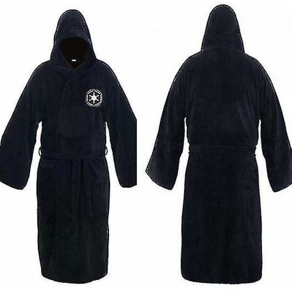 Star Wars badekåbe Jedi Sith hætte badekåbe kappe julegave black XL