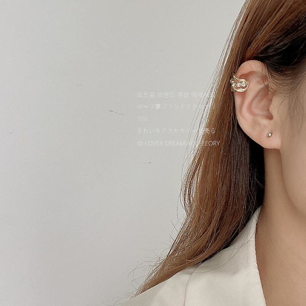 Öronklämma Pearl Flower Stud Girls&#39; Modesmycken Ac2478 D187