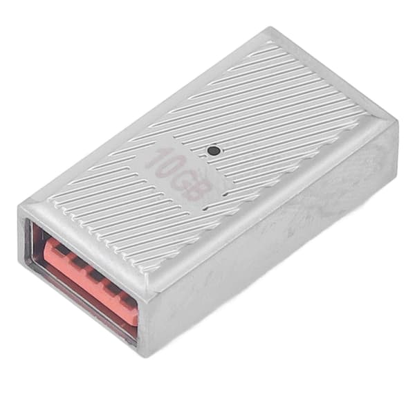 USB C Hun til USB Hun Adapter 10Gbps 120W 20V 6A Dataoverførsel Opladningsindikatorlys
