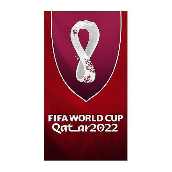 VM 2022 Qatar Emblem Flagga Bunting Bar dekoration