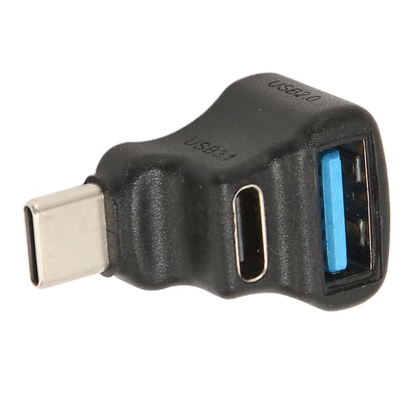 USB C Splitter Adapter 100W PD Opladning 8K Video 20Gbps 90 Graders Type C til USB A Konverter til Laptop Controller