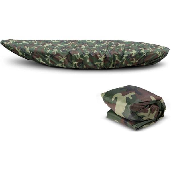 3,5m (egnet for 2,6-3m båter) Camouflage Kajakk Cover Camouflage Kano Cover