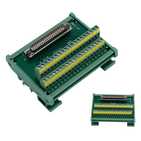 DB37 G7 Han Terminal Board Adapter Connector 60V DC PCB Breakout Modul med Skal