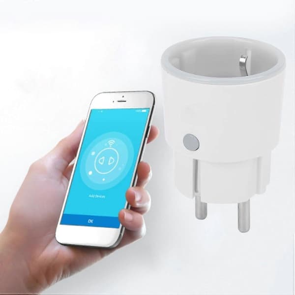 WiFi Smart Plug Strømstik, Trådløs Smart Stikkontakt