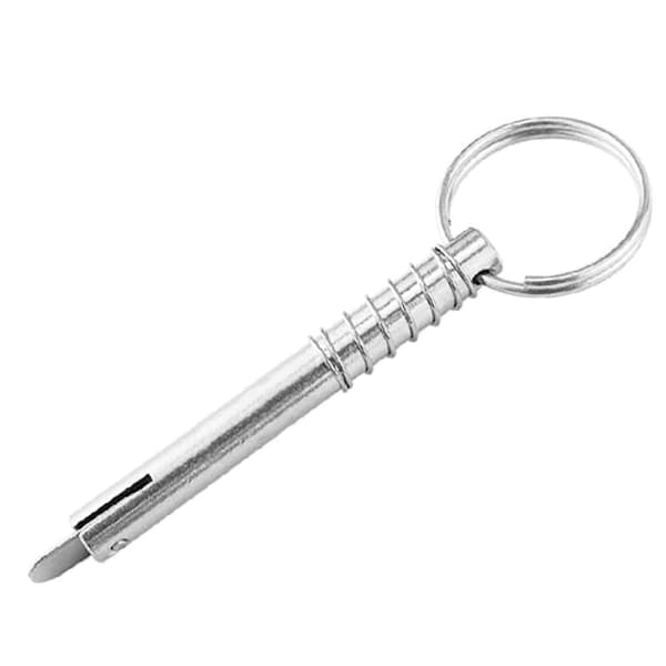 [qg]Quick Release Split Quick Release Pin 316 rustfrit stål Bimini Top Pin Marine med trækringe Båddele Hardware 8x76mm-Perfet 8x76mm