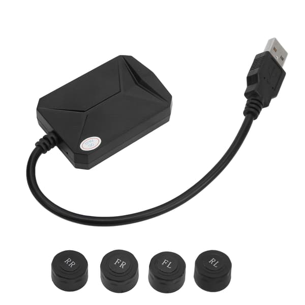 Trådløst dæktryksovervågningssystem 4 interne eksterne sensorer Android Navigation USB-interface Universal
