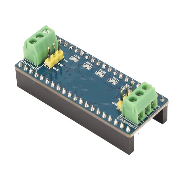 Raspberry Pi Pico Udvidelseskort Dobbeltkanal UART RS232 Interface Konverter