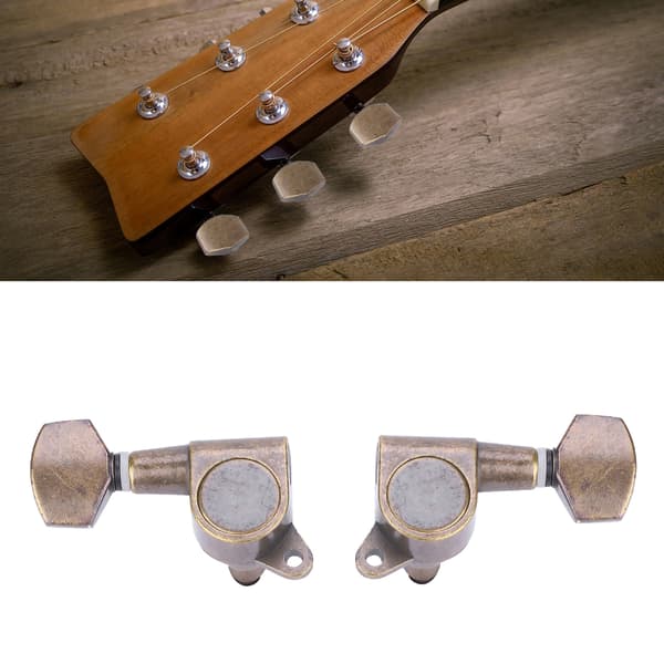 Akustisk Elektrisk Gitarr Stämskruvar Mekanik 3L3R