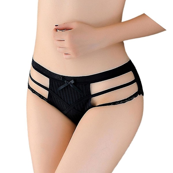 Dame Stretch Undertøy Truser Knickers Truser Underbukse Black