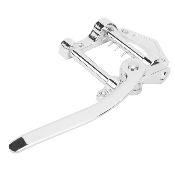 ES335 Elgitarr Vibrato Stall Tremolo Enhet Metall Tailpiece Stor Gungstång Silver