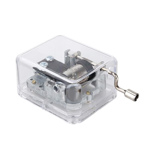 Utsökt Hand Crank Musical Box - Mode 18 Notes Music Box för barn