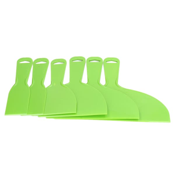 6 stk. ABS sparkelspade sett for tapet og maling