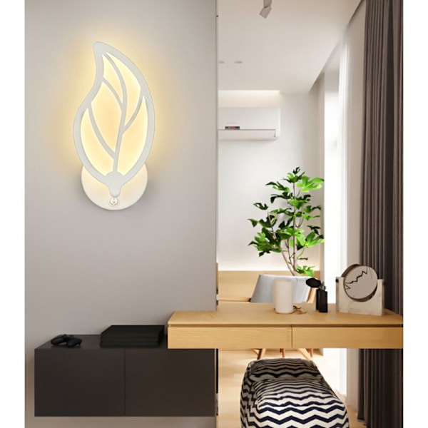 Gult ljus modern vägglampa enkel kreativ personlighet LED sänglampa vägglampa vardagsrum hall dekoration vägglampa