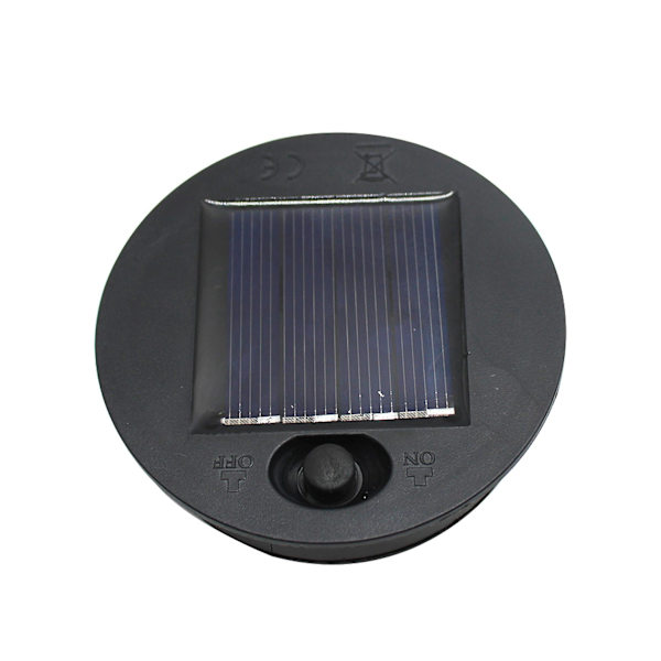 Solar Erstatning Led Lantern Top Solar Panel Lampe erstatningslamper Batteriboks for ytre diameter Lampe Solar erstatningsbatteri