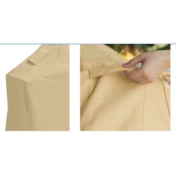 Ulkogrillin cover 600D Oxford cover beige (145x61x117),