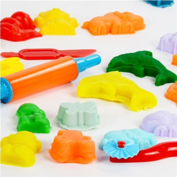26. farve mudderværktøjsstøbeform sæt børns legetøjsform modellering B