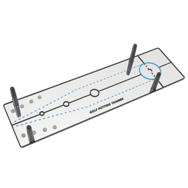 Bärbar Golf Putting Alignment Mirror Träningshjälp Akryl