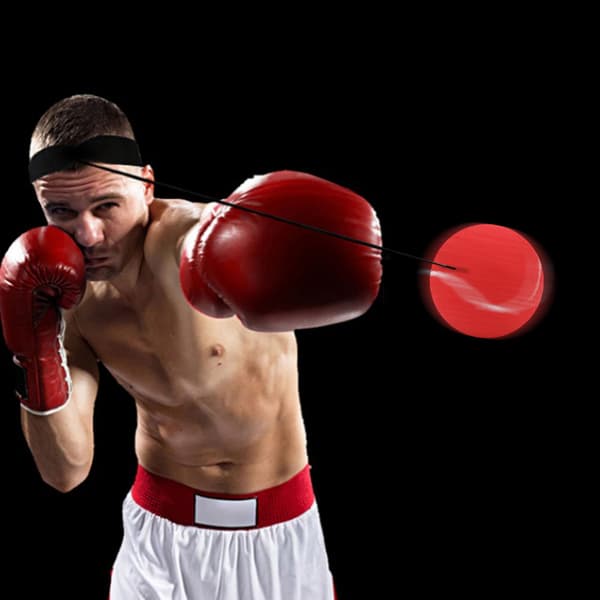 Slitstark Boxningsreflexboll Pannband Hastighetsträningsutrustning
