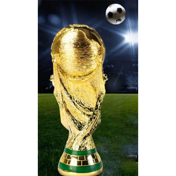 Champions League World Cup modell rekvisita Resin Vigorous Trophy God Resin Craft Club Fan Souvenir (13cm),