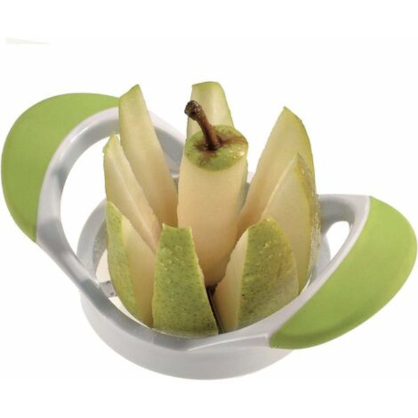 Apple Cutter, 17,5 x 10,5 x 6,5 cm, ruostumaton teräs/muovi, 8P, vihreä,
