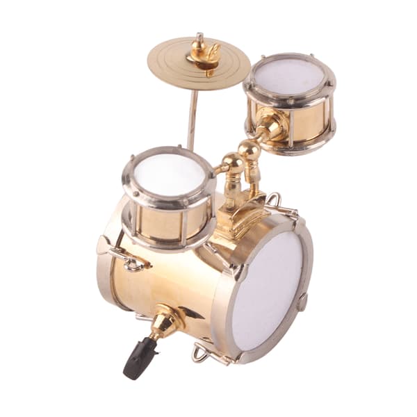 Trumslagspresent miniatyr trumset prydnad