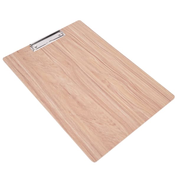 8K Træ skitse clipboard metal klips kunst studerende tegne skrivebræt