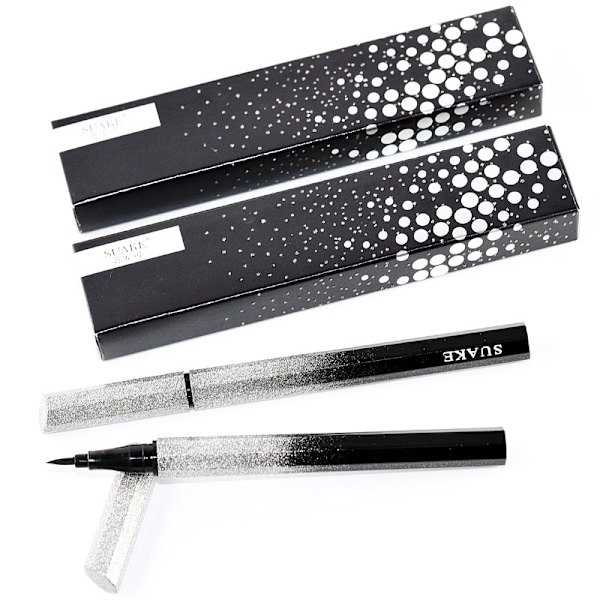 Tähtitaivas Eyeliner-kynä Aito vedenkestävä ja hikoilunkestävä pitkäkestoinen ei helposti tahri novice eyeliner-kynä musta
