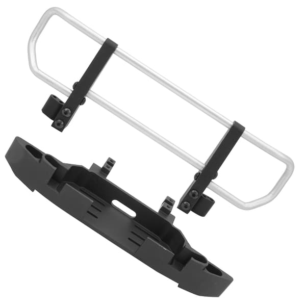 Metall frontfangerbase RC-biltilbehørsdeler passer til TRX4 TRX6 1 10 RC Crawler Sølv