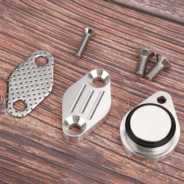 EGR Delete Plug Innsug Eksos Blokkeringsplate Kit Chevrolet LS Lastebil