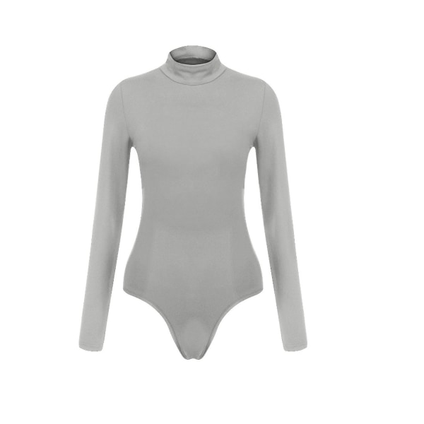 Kvinders scoop-neck kortærmede lange bodysuit jumpsuits L