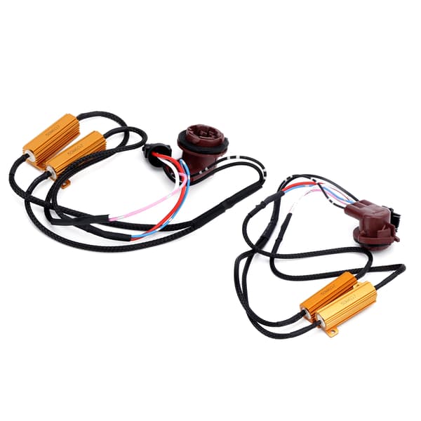 2 stk 3157A LED-dekoder 50W Lastmotstand Flash Feilfri Avlyser Bil Frontlykt Tåkelys